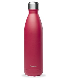 Qwetch Bouteille isotherme inox framboise mat 750ml - 10216